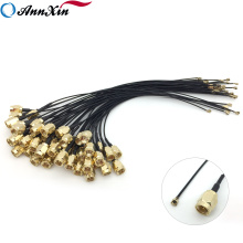 Free Sample Antenna Extension Cable Coaxial Assembly SMA Bulkhead Pigtail RP Sma to U.fl